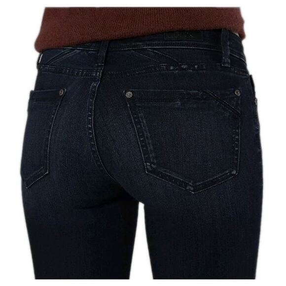 Buckle Black Womens Fit No. 53 Skinny Stretch Jeans Sz 23x32 Stretch Whiskered - Picture 3 of 12